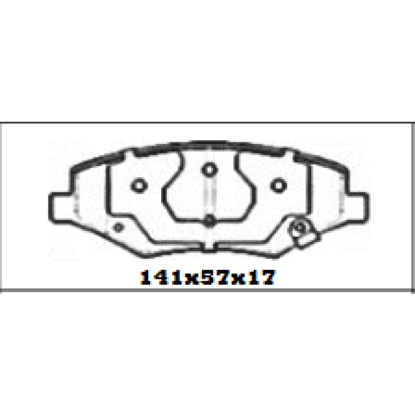PASTILLAS DE FRENO DELANTERA BYD ( ITAL: 1245 ) - BBP FULLCOPP